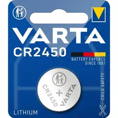 БАТАРЕЙКА VARTA CR 2450 BLISTER 1 LITHIUM (8726)