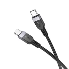 КАБЕЛЬ PD HOCO X109 ENERGY 60W SILICONE CHARGING DATA CABLE TYPE-C TO TYPE-C 60W, 1M, ЧОРНИЙ