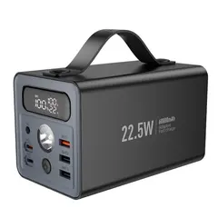 ЗОВНІШНІЙ АКУМУЛЯТОР POWER BANK HOCO J138 DISTANT 22.5W+PD20W+DC12V MULTI-FUNCTION 60 000MAH, ЧОРНИЙ