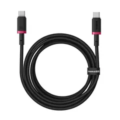 КАБЕЛЬ PD BASEUS DURA SERIES TYPE-C TO TYPE-C 100W 2M, ЧОРНИЙ-ЧЕРВОНИЙ P10377803U01-03