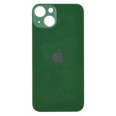 MR1_101228 Задняя крышка для iphone 13 зеленый (большой вырез под камеру) PRC