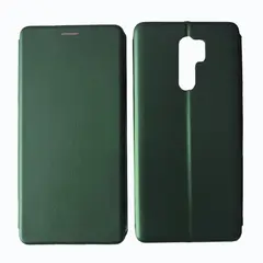 ЧОХОЛ-КНИЖКА LEVEL ДЛЯ REDMI 9 MIDNIGHT ЗЕЛЕНИЙ