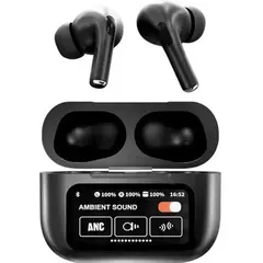 MR4_137472 Навушники airpods a9 pro touchscreen anc, enc, чорний 