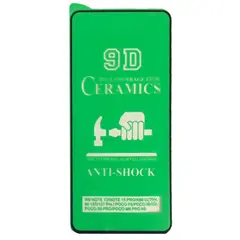 ЗАХИСНЕ СКЛО CERAMIC ДЛЯ REDMI NOTE 13 5G, NOTE 13 PRO 4G, NOTE 14S, POCO F5, ЧОРНИЙ (ТЕХ. ПАК)