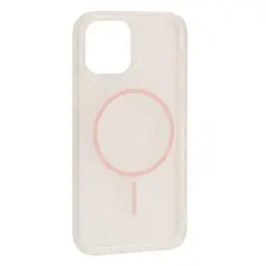 ЧОХОЛ CLEAR MAGNETIC (COLOR SLIM MAGSAFE) BOX ДЛЯ IPHONE 12, 12 PRO РОЖЕВИЙ