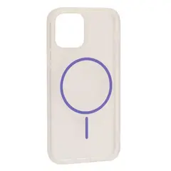 ЧОХОЛ CLEAR MAGNETIC (COLOR SLIM MAGSAFE) BOX ДЛЯ IPHONE 15 PRO MAX FLAMING ПУРПУРОВИЙ
