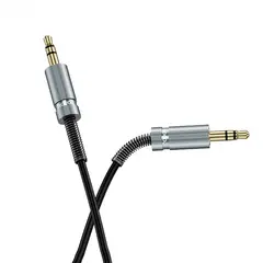 КАБЕЛЬ AUX AUDIO HOCO UPA31 CINDY SPRING AUDIO CABLE AUX 1M, ЧОРНИЙ