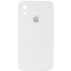 MR3_117270 Чехол silicone case для iphone xr (2) белый (квадратный) square side SILICONE CASE