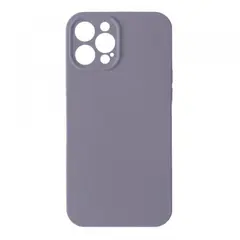 ЧОХОЛ SILICONE CASE FULL CAMERA COPY ДЛЯ IPHONE 15 PRO MAX (46) LAVANDER, СІРИЙ