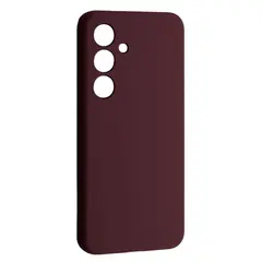 ЧОХОЛ SILICONE CASE LUXURY ДЛЯ SAMSUNG S23 FE MARSALA