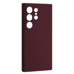 ЧОХОЛ SILICONE CASE LUXURY ДЛЯ SAMSUNG S24 ULTRA MARSALA