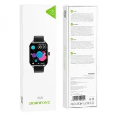 СМАРТ-ГОДИННИК BOROFONE BD5 SMART SPORTS WATCH (CALL VERSION), ЧОРНИЙ