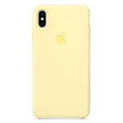 MR3_112641 Чехол silicone case для iphone xs max (60) cream желтый SILICONE CASE