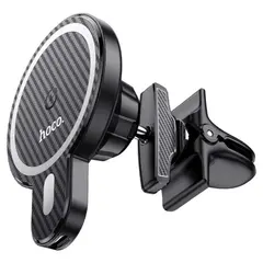 MR4_138109 Автомобільний зарядний пристрій бездротовий hoco ca85 ultra-fast magnetic wireless car holder magsafe 7.5w, 5-15w, чорний HOCO