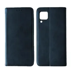 ЧОХОЛ-КНИЖКА BLACK TPU MAGNET ДЛЯ SAMSUNG A12 (A125) СИНІЙ