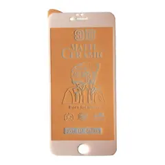 ЗАХИСНЕ СКЛО CERAMIC MATTE ДЛЯ IPHONE 6 PLUS, 6S+, БІЛИЙ (ТЕХ. ПАК)