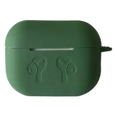 ЧОХОЛ ДЛЯ AIRPODS PRO СИЛІКОНОВИЙ LOGO 2IN1 (+ КАРАБИН) (ТЕХ. ПАК) PINE ЗЕЛЕНИЙ