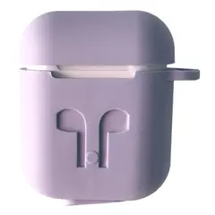 ЧОХОЛ ДЛЯ AIRPODS СИЛІКОНОВИЙ LOGO 2IN1 (+ КАРАБИН) (ТЕХ. ПАК) GLYCINE