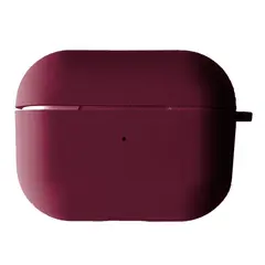 ЧОХОЛ ДЛЯ AIRPODS PRO SILICONE CASE, MICROFIBER MARSALA