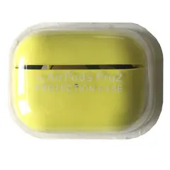 MR4_138075 Чохол для airpods pro 2 silicone case, microfiber жовтий 
