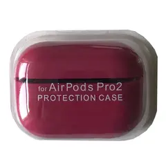 ЧОХОЛ ДЛЯ AIRPODS PRO 2 SILICONE CASE, MICROFIBER ROSE ЧЕРВОНИЙ