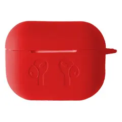 MR4_138359 Чохол для airpods pro 2 силіконовий logo 2in1 (+ карабин) (тех. пак) червоний 
