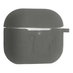 ЧОХОЛ ДЛЯ AIRPODS 4 СИЛІКОНОВИЙ 2MM (ТЕХ. ПАК) DARK, СІРИЙ