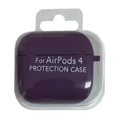 MR4_138080 Чохол для airpods 4 silicone case, microfiber пурпуровий 