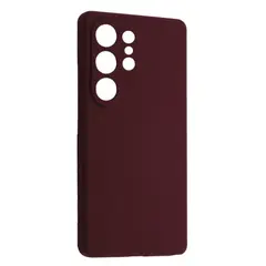 ЧОХОЛ SILICONE CASE LUXURY ДЛЯ SAMSUNG S25 ULTRA MARSALA
