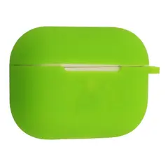MR4_138392 Чохол для airpods pro 2 силіконовий logo 2in1 (+ карабин) (тех. пак) party зелений 