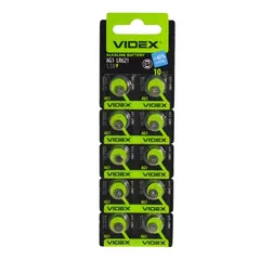 БАТАРЕЙКА VIDEX AG1 (LR621) BLISTER 10