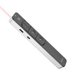 ЛАЗЕРНИЙ ПУЛЬТ HOCO GM202 SMART PPT PAGE TURNING PEN, СІРИЙ