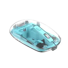 КОМПЮТЕРНА МИШКА XO M12 BLUETOOTH WIRELESS TRANSPARENT MOUSE СИНІЙ