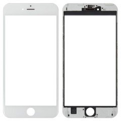 MR3_68885 Скло корпуса телефона для iphone 6 plus з oca плівкою та рамкою білий PRC