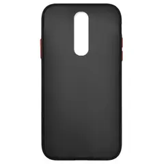 ЧОХОЛ-БАМПЕР ЗАХИСНИЙ GINGLE MATTE CASE REDMI 8, ЧОРНИЙ, ЧЕРВОНИЙ