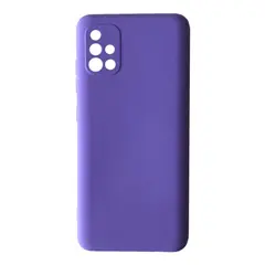 ЧОХОЛ SILICONE CASE CAMERA (NO LOGO) ДЛЯ SAMSUNG A51 (A515) LILAC