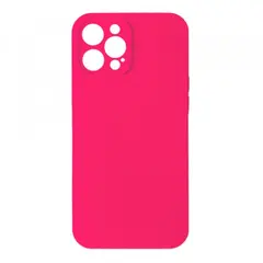 ЧОХОЛ SILICONE CASE FULL CAMERA COPY ДЛЯ IPHONE 15 PRO (47) HOT РОЖЕВИЙ