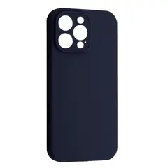 ЧОХОЛ SILICONE CASE FULL CAMERA COPY ДЛЯ IPHONE 16 PRO (8) MIDNIGHT СИНІЙ