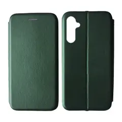 ЧОХОЛ-КНИЖКА LEVEL ДЛЯ SAMSUNG A36 MIDNIGHT ЗЕЛЕНИЙ