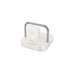 БЕЗДРОТОВИЙ ЗАРЯДНИЙ ПРИСТРІЙ HOCO CQ16A ASTUTE 3IN1 DESKTOP CHARGER+WATCH CHARGER MILKY, БІЛИЙ
