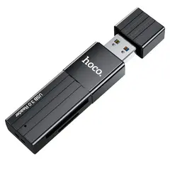 КАРТРИДЕР HOCO HB20 MINDFUL 2IN1 USB3.0, ЧОРНИЙ