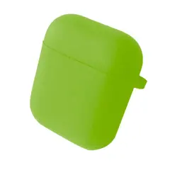 ЧОХОЛ ДЛЯ AIRPODS 1, 2 SILICONE CASE, MICROFIBER PARTY ЗЕЛЕНИЙ