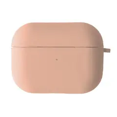 ЧОХОЛ ДЛЯ AIRPODS PRO SILICONE CASE, MICROFIBER РОЖЕВИЙ SAND