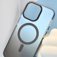 MR4_139295 Чохол mystik magsafe case для iphone 15 pro titanium, сірий PRC