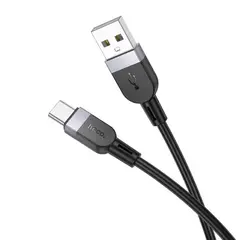 MR4_139640 Кабель hoco x109 energy silicone charging data cable type-c, 3a, 1 m, чорний HOCO