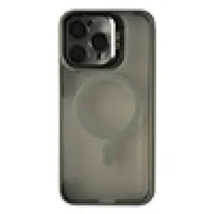 MR4_139528 Чохол case pro matte fortable camera lens magsafe для iphone 16 pro max titanium, сірий 