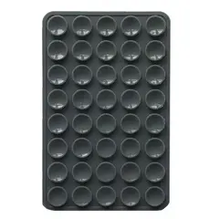 ТРИМАЧ-ПРИСОСКА ЛІППЕР ДЛЯ ТЕЛЕФОНУ ДВОХСТОРОННІЙ ПРЯМОКУТНИЙ 100MM X 60MM DARK, СІРИЙ