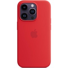 MR3_120078 Чехол silicone case для iphone 15 pro (14) красный (закрытый низ) SILICONE CASE