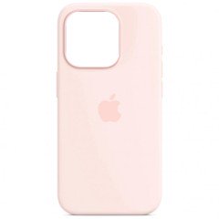 MR3_119870 Чехол silicone case для iphone 15 pro (6) light розовый (закрытый низ) SILICONE CASE
