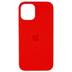 MR3_120082 Чехол silicone case для iphone 15 pro max (14) красный (закрытый низ) SILICONE CASE